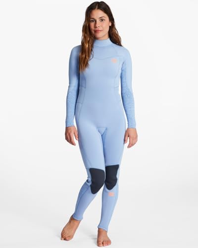 Billabong 3/2mm Synergy 2022 - Back Zip Wetsuit for Women - Back-Zip-Neoprenanzug - Frauen - 10 - Lila von Billabong