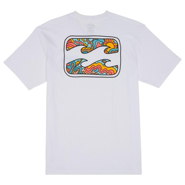 Billabong - Kid's Crayon Wave S/S - T-Shirt Gr 10;12;14;16;8 weiß von Billabong
