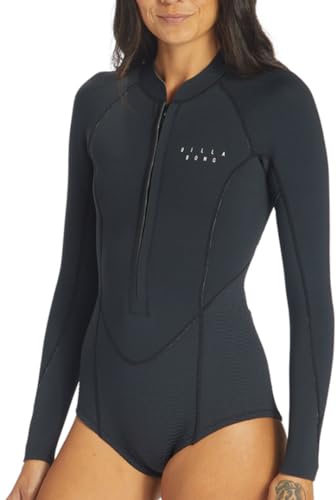 Billabong Womens Salty DayZ Long Sleeved 2mm Shorty Wetsuit ABJW400100 - Black Billabong Womens Size - 10 von Billabong