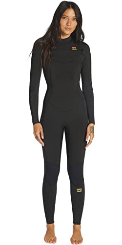 Billabong Womens Synergy 4/3mm Chest Zip Wetsuit ABJW100130 - Wild Black Womens Size - 8 von Billabong