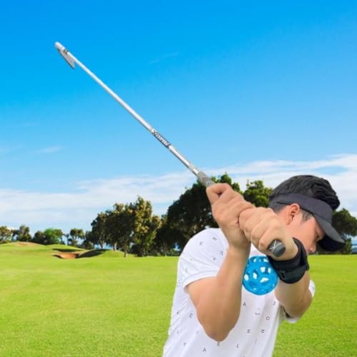 Biniveil Golf Swing Hollow Trainer Ball | Golfschwung-Haltungskorrektur | Golf-Trainingshilfen Handgelenk | Einstellbare Golf-Trainingshilfebälle | Golfschwungtrainer Für Das Golfanfängertraining von Biniveil