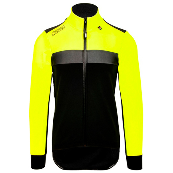 Bioracer - Spitfire Tempest Protect Winter Jacket Fluo - Fahrradjacke Gr M;S schwarz/gelb;schwarz/orange von Bioracer