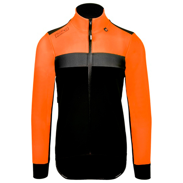 Bioracer - Spitfire Tempest Protect Winter Jacket Fluo - Fahrradjacke Gr S schwarz/orange von Bioracer