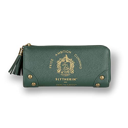 Harry Potter House Geldbörse Premium, grün, Slytherin von Bioworld