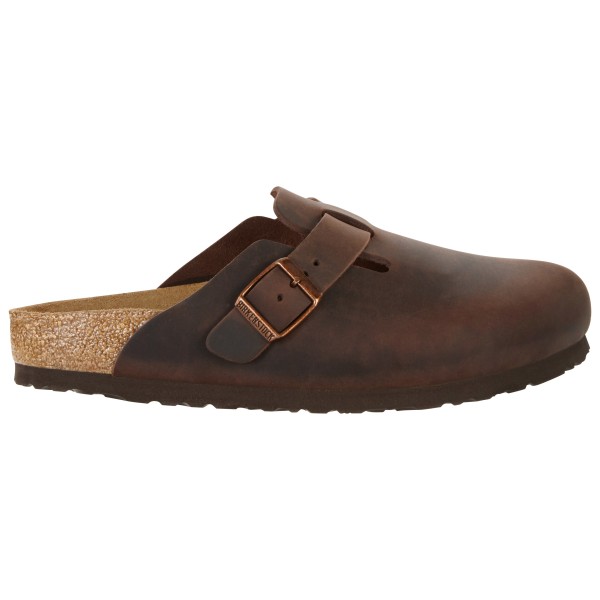 Birkenstock - Boston SFB Oiled Leather - Sandalen Gr 36 - Regular braun von Birkenstock