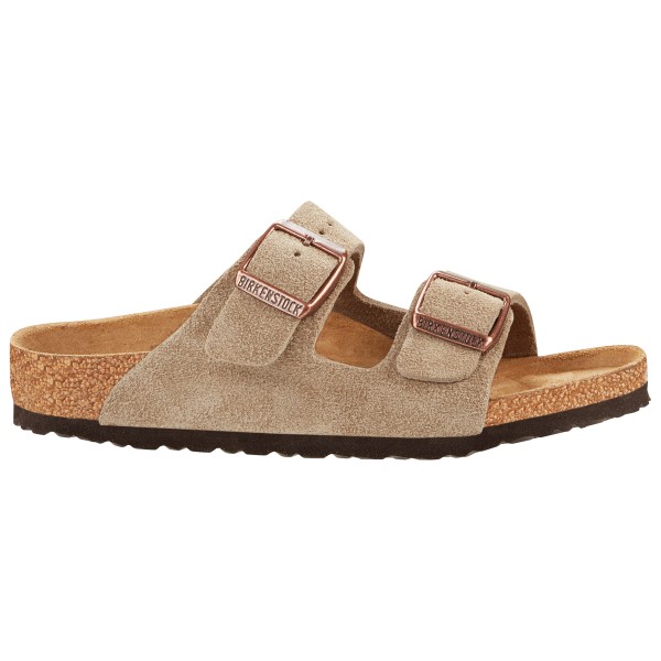 Birkenstock - Kid's Arizona Suede Leather - Sandalen Gr 26 - Narrow beige/braun von Birkenstock