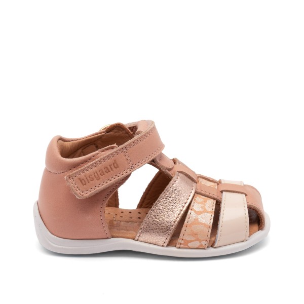 Bisgaard - Kid's Carly - Sandalen Gr 23 rosa/braun von Bisgaard