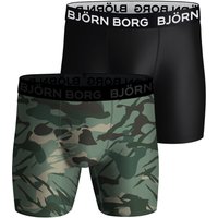 Björn Borg Performance Boxer Short 2er Pack Herren in mehrfarbig, Größe: XXL von Björn Borg