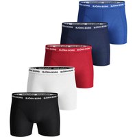 Björn Borg Solid Sammy Boxer Short 5er Pack Herren in schwarz von Björn Borg