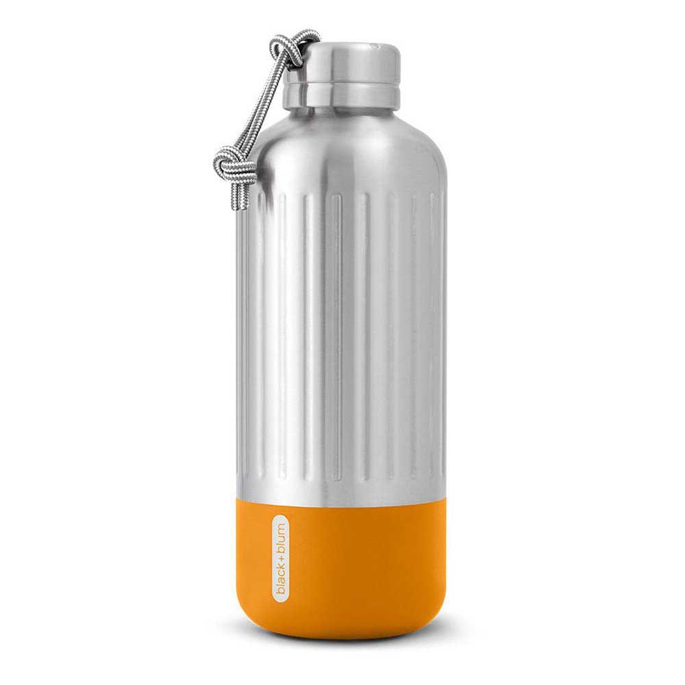 Black+blum Explorer 850ml Stainless Steel Bottle Orange,Silber von Black+blum