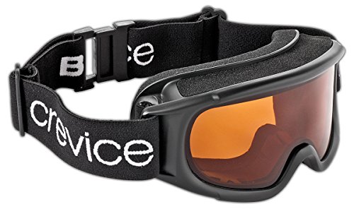 Black Crevice Damen Skibrille mit Doppelscheibe, BCR041003, schwarz/orange… von Black Crevice