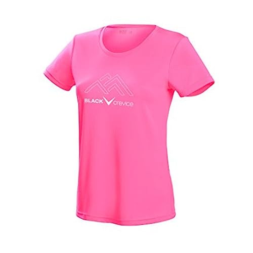 Black Crevice Damen T-Shirt Function, pink2, 42 von Black Crevice