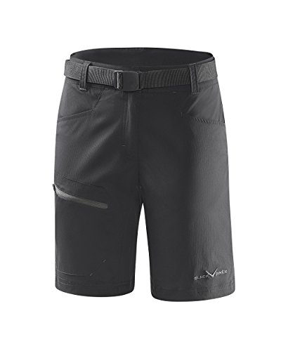 Black Crevice Damen Trekking Shorts, schwarz, 42 von Black Crevice