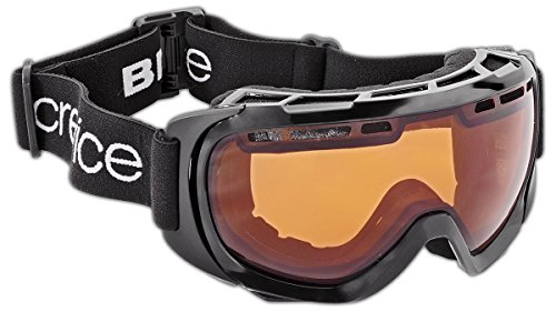 Black Crevice Erwachsenen Skibrille mit Doppelscheibe, schwarz/orange, BCR041267-3… von Black Crevice