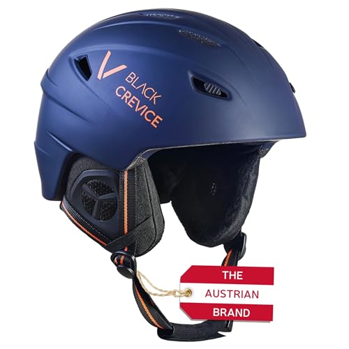 Black Crevice Erwachsene Skihelm Streif, matt Navy/orange, M von Black Crevice