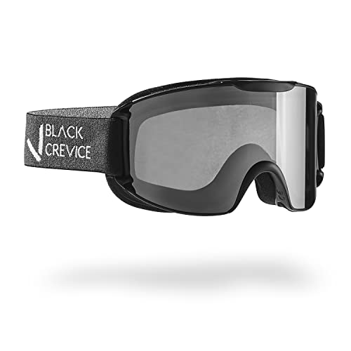 Black Crevice Erwachsenen Skibrille mit Doppelscheibe, Black/Smoke Black… von Black Crevice