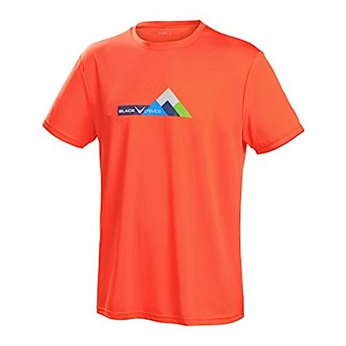 Black Crevice Herren T-Shirt Function, orange2, L von Black Crevice