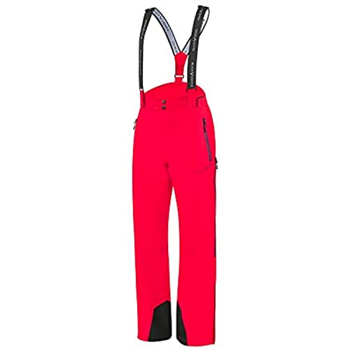 Black Crevice Herren Skihose, 10.000mm Wassersäule, atmungsaktiv, rot, L von Black Crevice