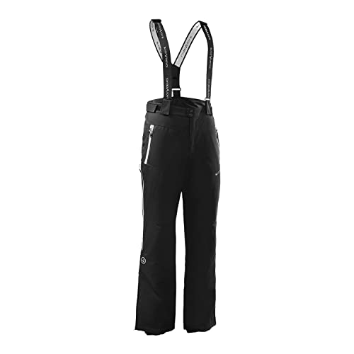 Black Crevice Herren Skihose, 10.000mm Wassersäule, atmungsaktiv, schwarz, L von Black Crevice