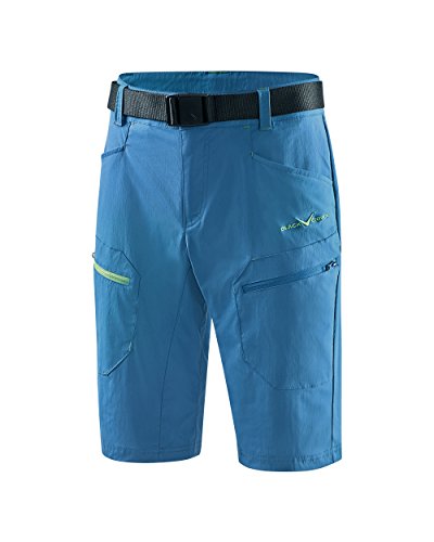 Black Crevice Herren Trekking Shorts, blau, XL von Black Crevice