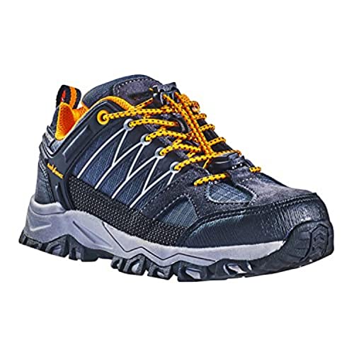 Black Crevice Kinder Trekkingschuhe, Wasserdicht, Low, grau/orange, 28 von Black Crevice