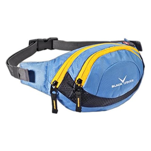 Black Crevice Sport Bauchtasche, Wandern, Trekking, Outdoor; BCR241003; blau von Black Crevice