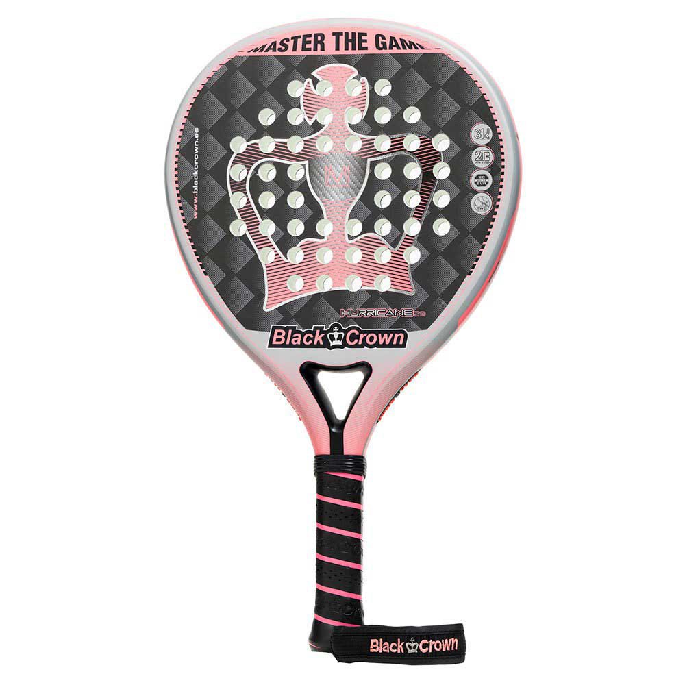 Black Crown Hurricane 2.0 Woman Padel Racket Silber von Black Crown