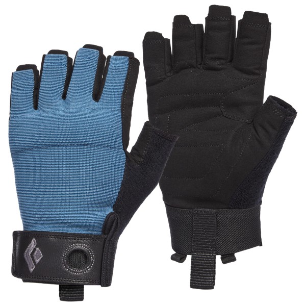 Black Diamond - Crag Half-Finger Gloves - Handschuhe Gr XS schwarz/blau von Black Diamond