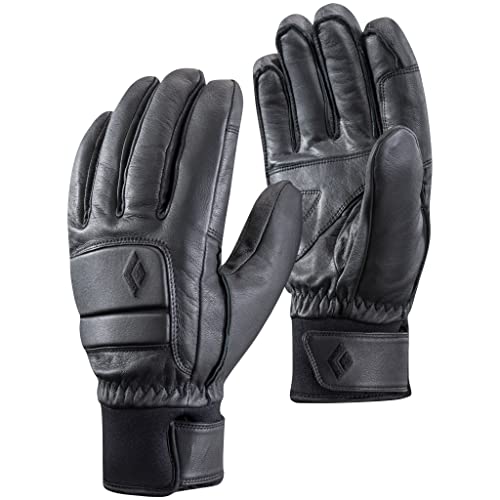 Black Diamond Erwachsene Warme Und Wetterfeste Handschuhe Spark Gloves Handschuhe, Smoke, Small, BD801595 von Black Diamond