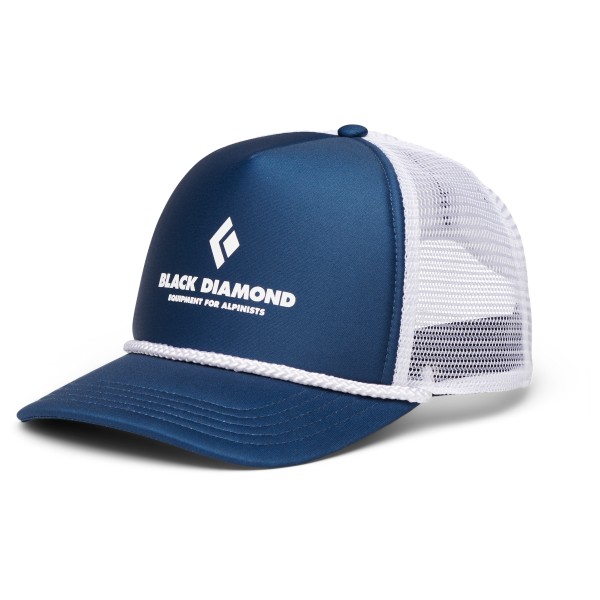 Black Diamond - Flat Bill Trucker Hat - Cap Gr One Size blau von Black Diamond
