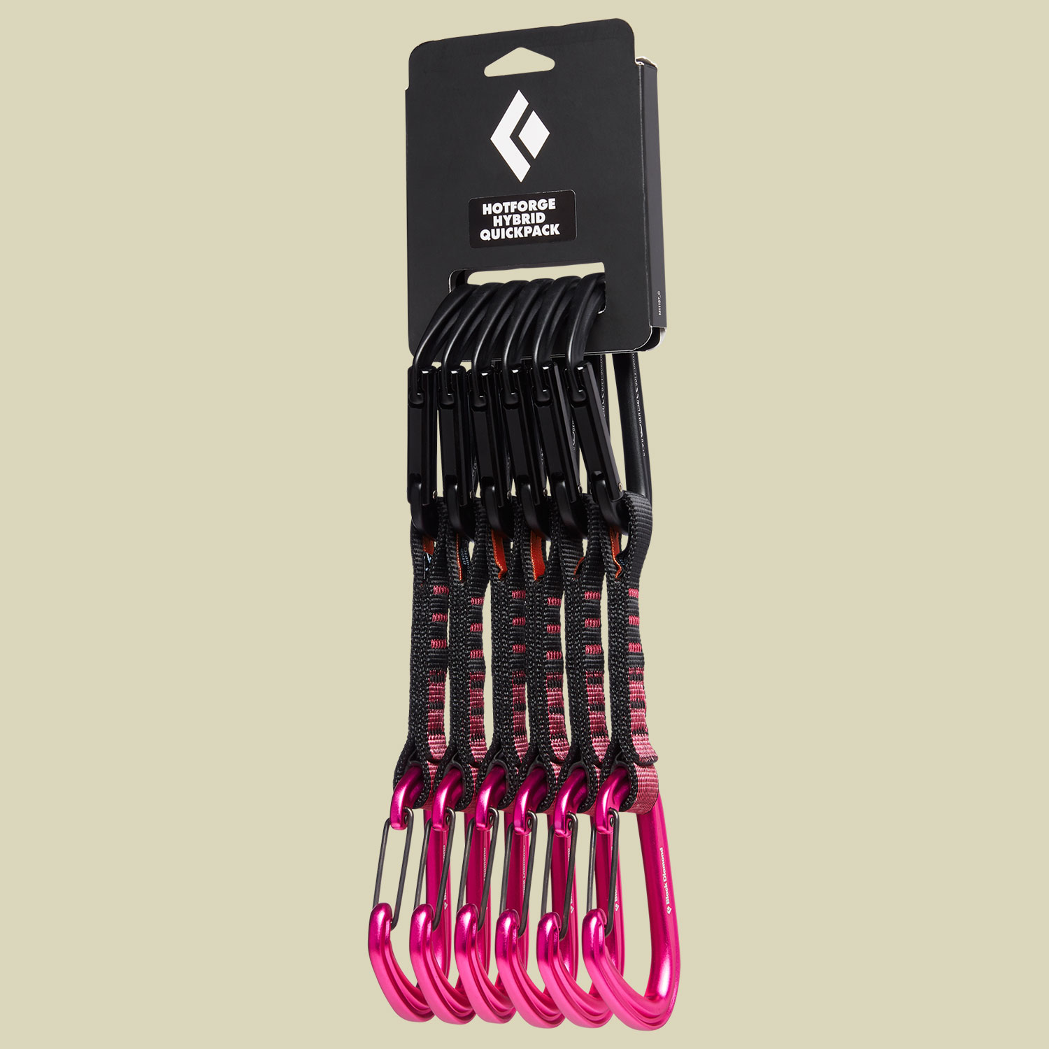 Hotforge Hybrid Quickpack Länge 12 cm Farbe pink von Black Diamond
