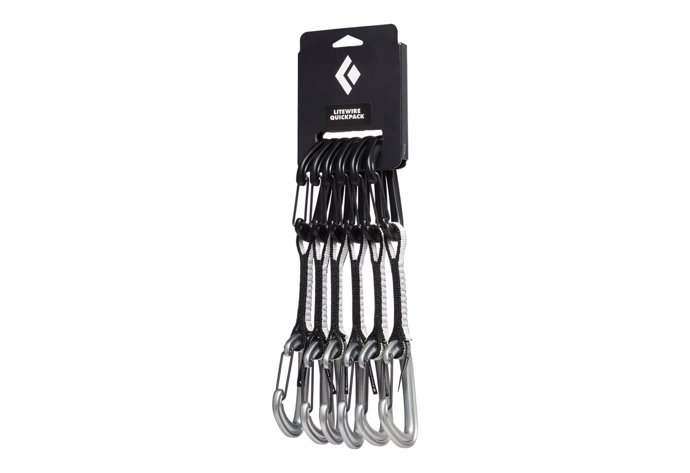 Black Diamond Karabiner LITEWIRE QUICKPACK 12 CM No Color von Black Diamond