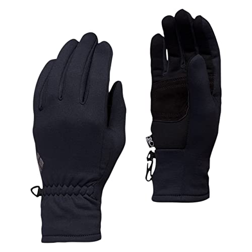 Black Diamond Midweight Screentap Glove Schwarz - Warmer touchscreenfähiger Stretchfleece Liner Handschuh, Größe XL - FA von Black Diamond