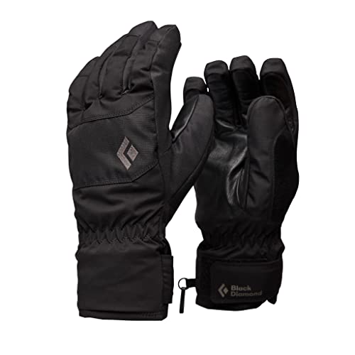 Black Diamond Mission Lt Glove Schwarz - Gore-Tex Leichter vielseitiger Gore-Tex Handschuh, Größe L - Farbe Black von Black Diamond