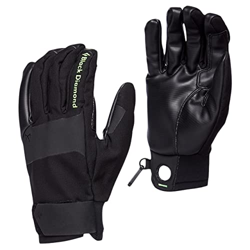 Black Diamond Torque Glove Schwarz - Robuster griffiger Mixedkletter-Handschuh, Größe M - Farbe Black von Black Diamond