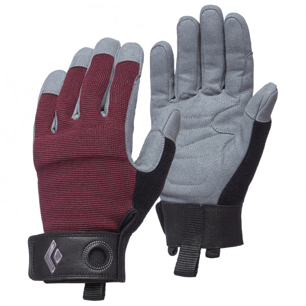 Black Diamond - Women's Crag Gloves - Handschuhe Gr S grau/schwarz/lila von Black Diamond
