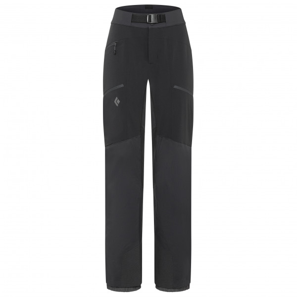 Black Diamond - Women's Dawn Patrol Hybrid Pants - Regenhose Gr XL;XS schwarz von Black Diamond