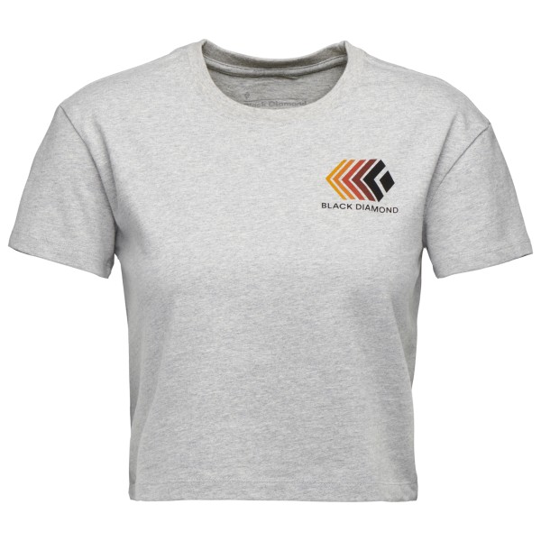 Black Diamond - Women's Faded Crop S/S Tee - T-Shirt Gr L grau von Black Diamond