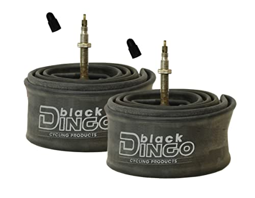 2 Stück Black Dingo Schlauch AV DV SV Fahrradschlauch 20" 24" 26" 28" 27,5" 29" Fahrrad (27,5/28/29" SV) von Black Dingo Cycling Products