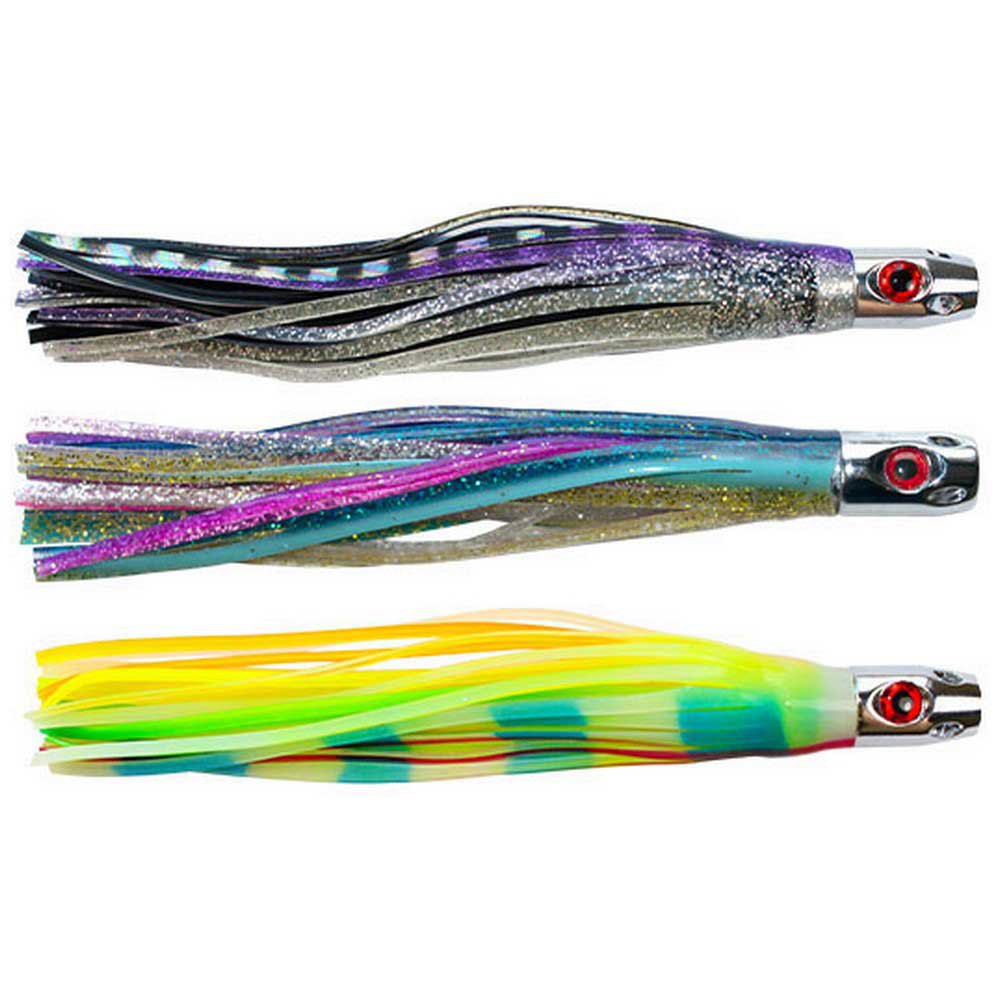 Black Magic Double Jetsetter Unrigged Trolling Soft Lure 150 Mm Mehrfarbig von Black Magic