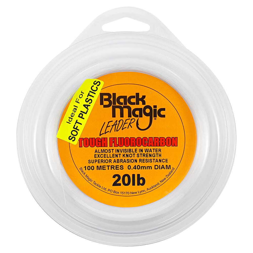 Black Magic Tough Fluorocarbon 100 M Line Weiß 0.400 mm von Black Magic