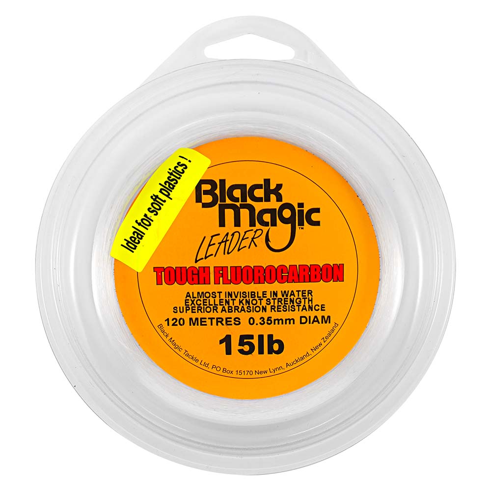 Black Magic Tough Fluorocarbon 120 M Line Weiß 0.350 mm von Black Magic