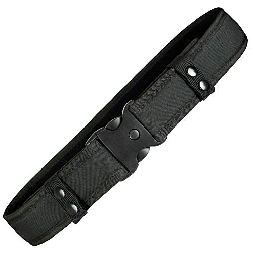 Black Snake® Tactical Gürtel 'tacbelt' Koppelgürtel mit Clip Verschluss - 120 cm - Schwarz von Black Snake