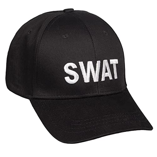 Black Snake SWAT FBI Security Police Baseballcap größenverstellbar durch Clipverschluss SWAT OneSize von Black Snake