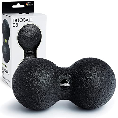 BLACKROLL® DUOBALL 08 Faszienball - das Original. Selbstmassage-Ball für die Faszien, Größe 08 cm Schwarz von BLACKROLL