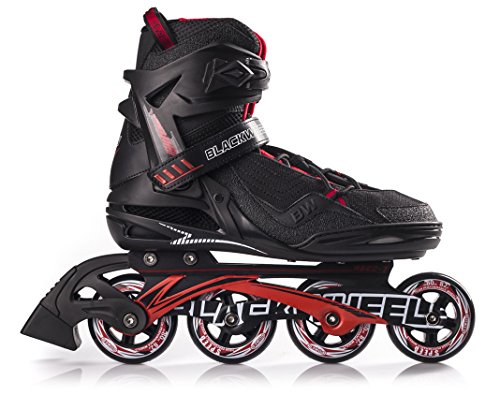Blackwheels Race RED,Herren Inliner, Skates, Herren Inline-Skates Gr.45 von Blackwheels