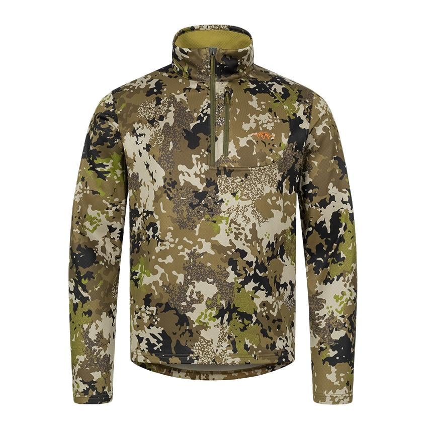 Blaser Drain Halfzip Shirt - HunTec Camouflage  XL von Blaser