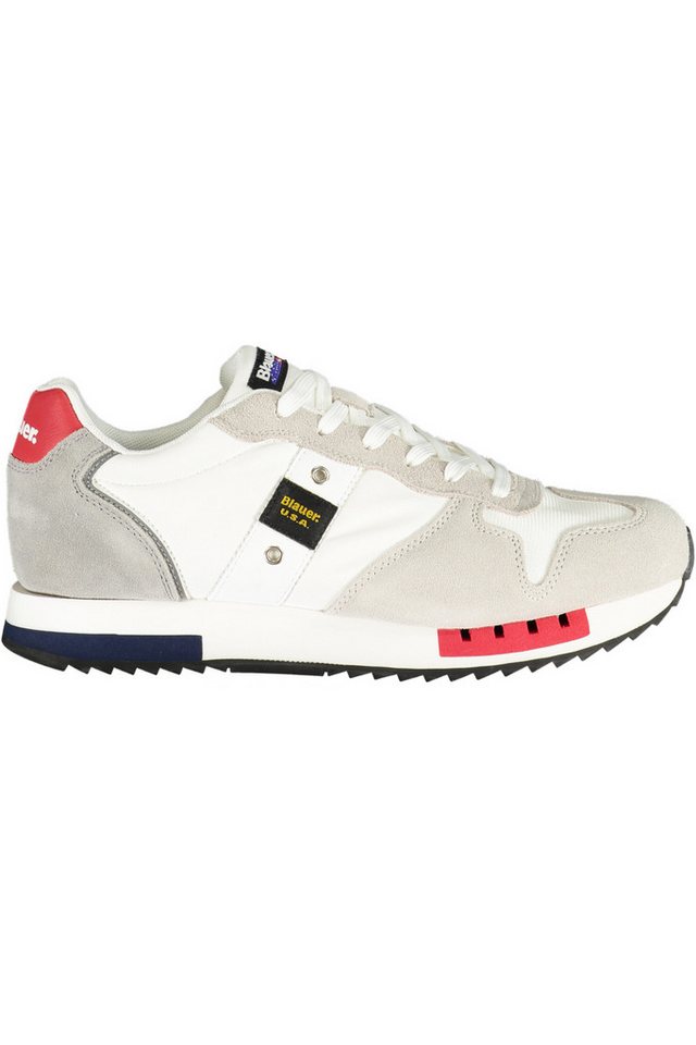 Blauer Sneaker Moderner Herrensportschuh in Weiß mit von Blauer
