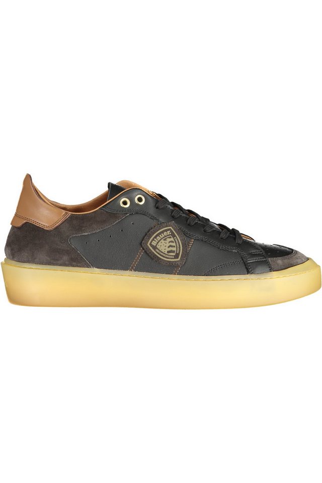 Blauer Sneaker Stylischer Herrensportschuh in Schwarz mit von Blauer