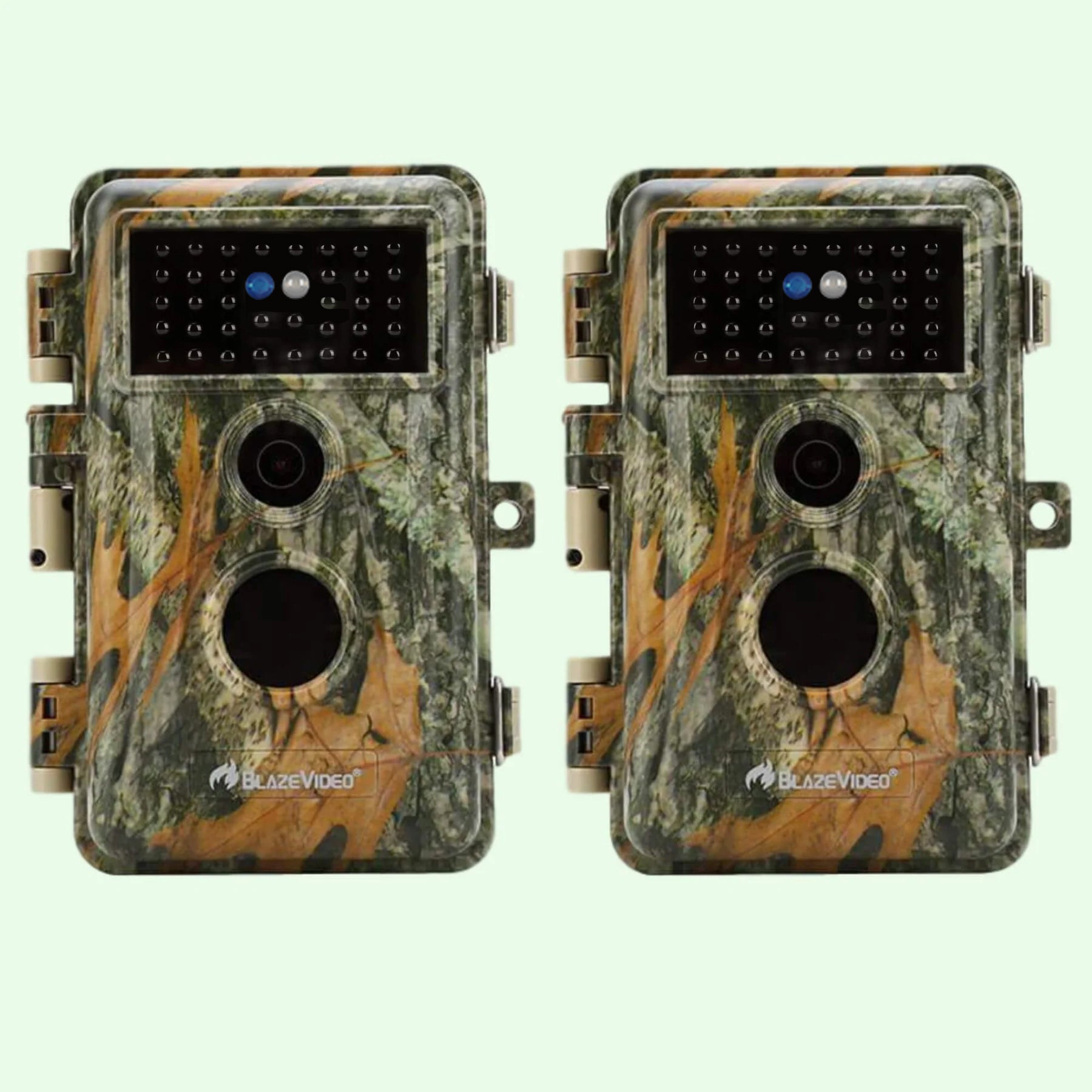 2-tlg. Wildtierkamera Jagd 24MP 1296p mit Bewegungsmelder Nachtsicht Maximale Entfernung bis 75Füße, 0,3s Trigger Geschwindigkeit , IP66 Wasserdichter| A252 2-tlg. Wildtierkamera Jagd 24MP 1296p mit Bewegungsmelder Nachtsicht Maximale Entfernung bis 75Füße, 0,3s Trigger Geschwindigkeit , IP66 Wasserdichter| A252 von BlazeVideo
